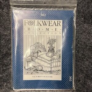 Folkwear Pattern#302 Victoria's Boudoir Bedding Set Twin-King UNCUT/FF